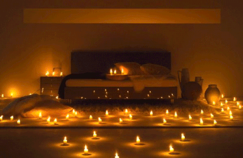 candle bed